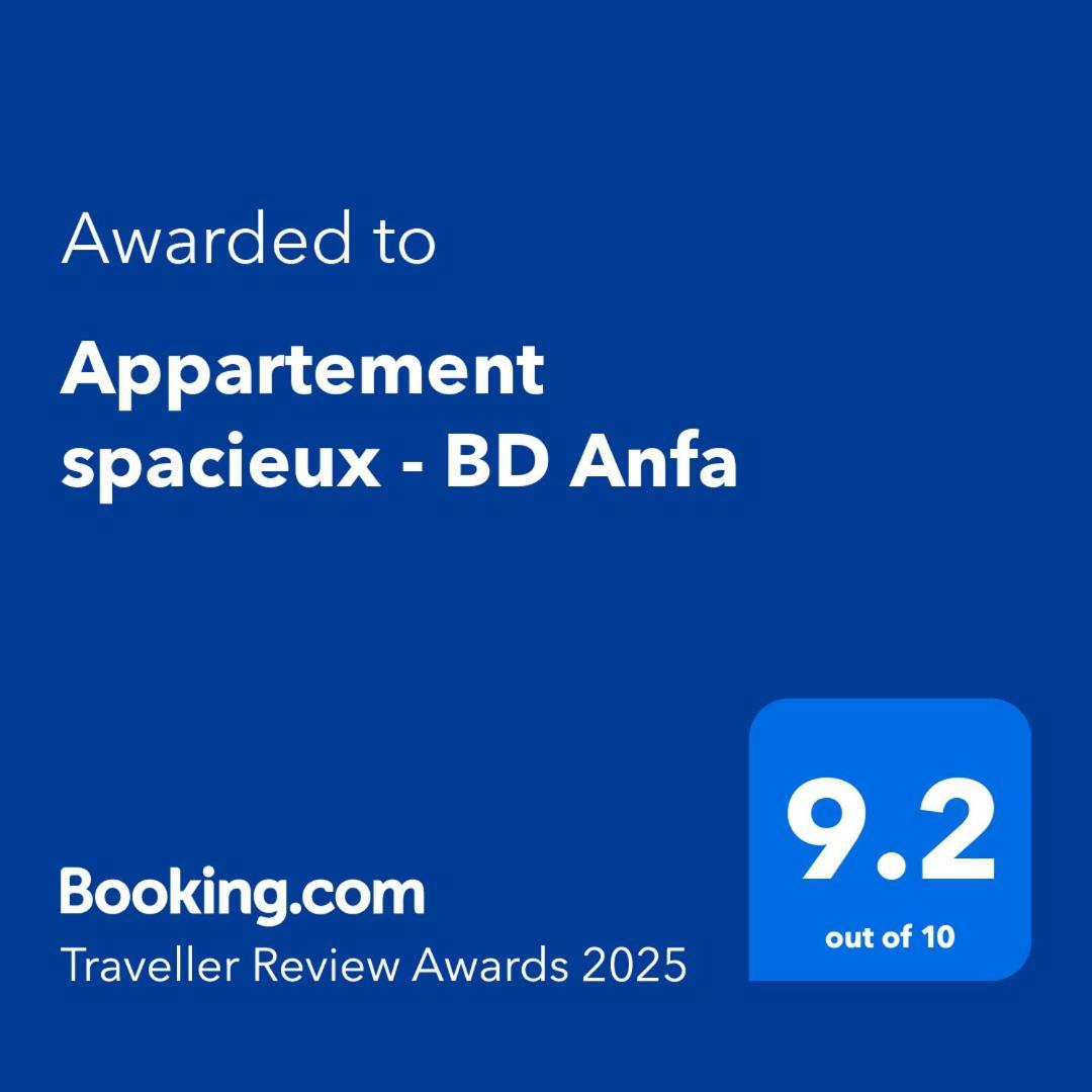 Appartement Spacieux - Bd Anfa Casablanca Extérieur photo
